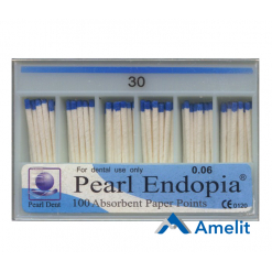Штифти паперові 0.6 кон., №30 (Pearl Dent),100 шт./пак.